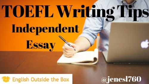 tips for writing toefl essay